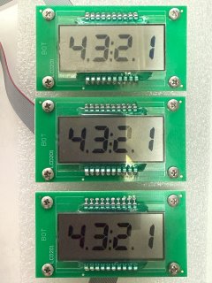 LCD PCBA with 7-segment SDAF102NCRN01